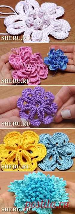 Вязание крючком объемное