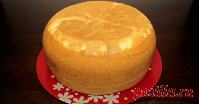 Как приготовить пышный бисквит на кефире без яиц - Со Вкусом