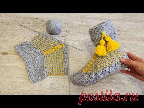 ШИКАРНЫЕ/МОДНЫЕ СЛЕДКИ-НОСОЧКИ СПИЦАМИ/2020