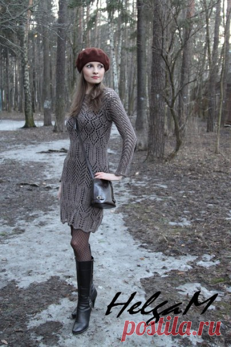 Платье. Воплощение от HelgaM
Ваша Ярния 

#спицы_yarni_ru #платье_yarni_ru
#спицами #узор #вязание #вяжем
