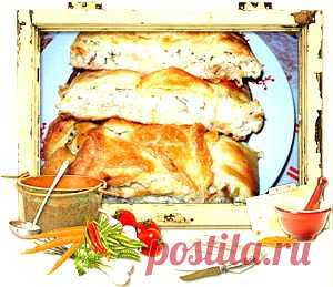 Пирог с рыбой.
