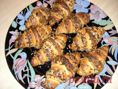 Круассончики «Птичья радость» : Выпечка сладкая