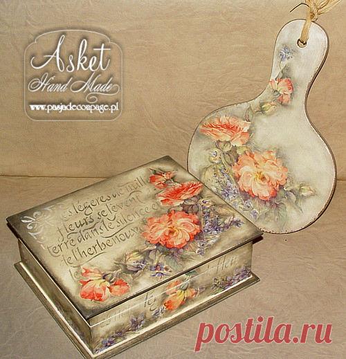 Красивый декупаж шкатулок