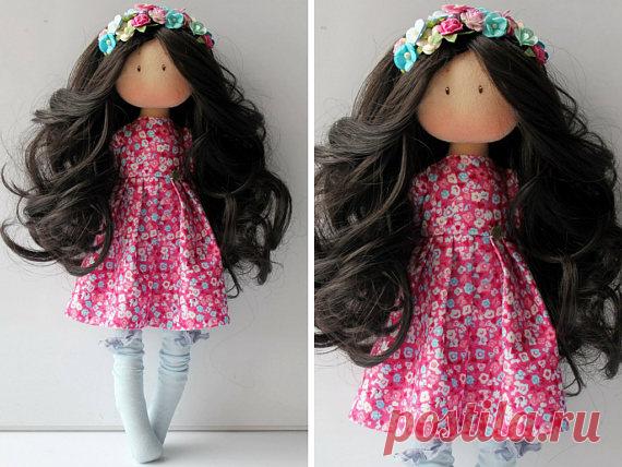 Baby doll Decor doll Handmade doll Rag doll Fabric doll Tilda