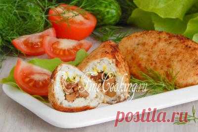 Зразы куриные с грибами
