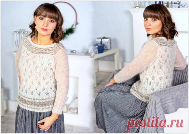 Зимняя сказка: нежные свитеры и джемперы из мохера