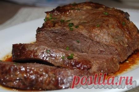Говядина, запеченная в рукаве - рецепт с фото