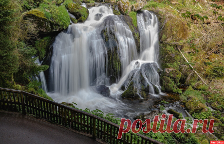 Фото: Водопад Триберг.. Фотолюбитель Анатолий Перов. Природа - Фотосайт Расфокус.ру