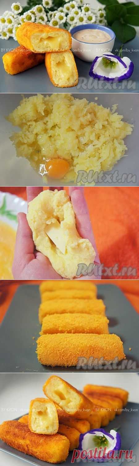Картофельные палочки с сыром (рецепт с фото) | RUtxt.ru