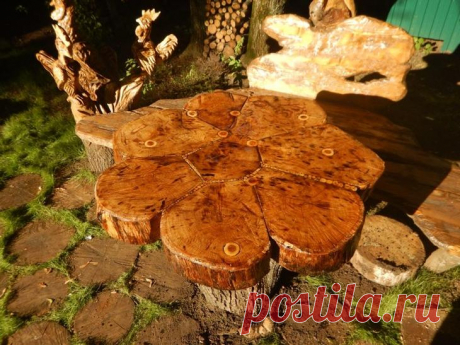 Дачные поделки из дерева