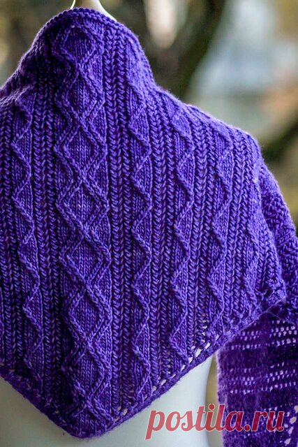 Шаль ОТРАЖЕНИЕ инструкция https://www.ravelry.com/patterns/library/reverb-shawl-2
