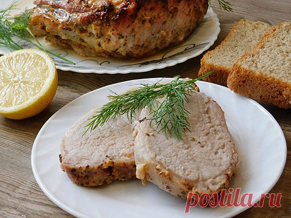 Мясо в духовке целым куском — Сад Заготовка