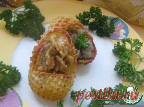 &quot;Лапти&quot; из картофеля с грибочками и баклажанами - кулинарный рецепт