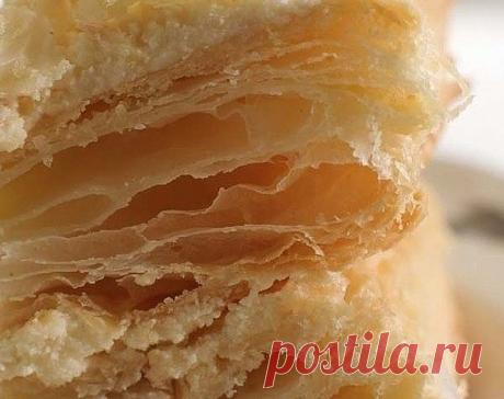 Быстрое домашнее слоёное тесто