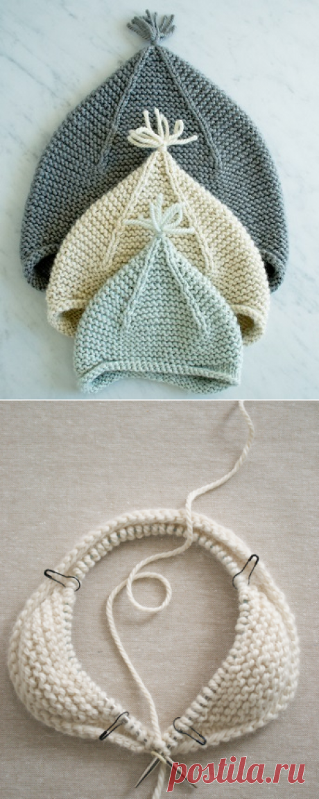 Garter Ear Flap Hat