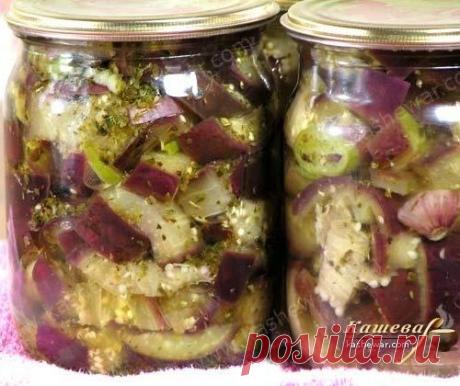 Баклажаны с чесноком, маринованные в ароматном масле от Джейми Оливера