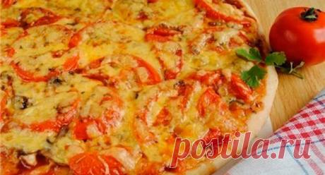 Пицца с курицей и грибами | Быстро и Вкусно