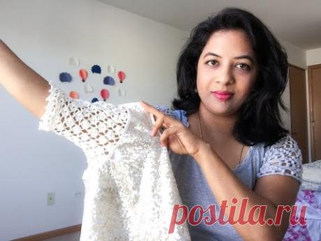 Crochet Pattern - Sequence top - crochet border