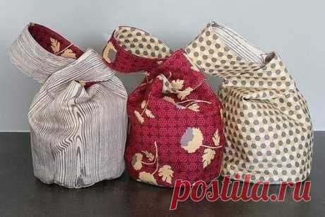 Японская сумочка омияге своими руками / Рукоделие