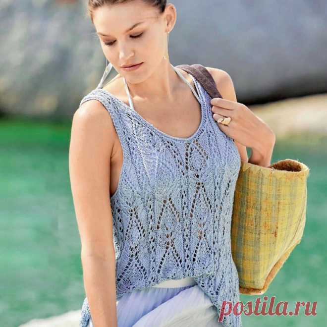 Топ спицами. 5 летних моделей с описанием – Paradosik Handmade - вязание для начинающих и профессионалов