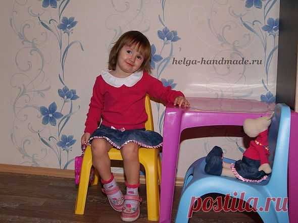 Идея для переделки. Кофточка для девочки своими руками, мастер-класс | helga-handmade.ru