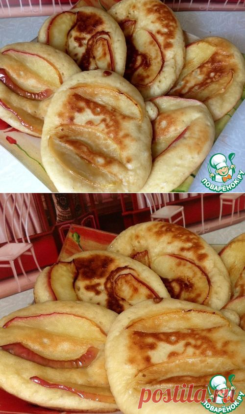 Оладушки яблочные "уДАЧНЫЕ" - кулинарный рецепт