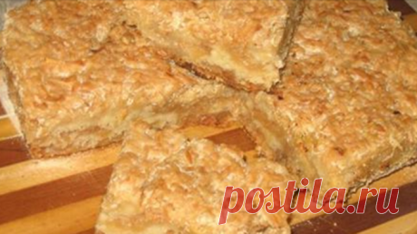 Пирог «3 стакана» или «Болгарский пирог». Готовится молниеносно | Таки Вкусно