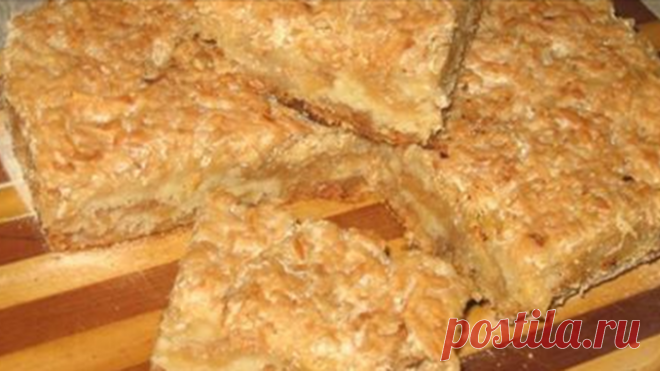 Пирог «3 стакана» или «Болгарский пирог». Готовится молниеносно | Таки Вкусно