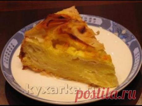 Быстрый творожный пирог из лаваша