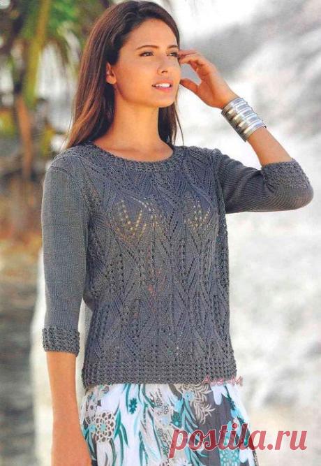 Вязание. Джемпер, спицы