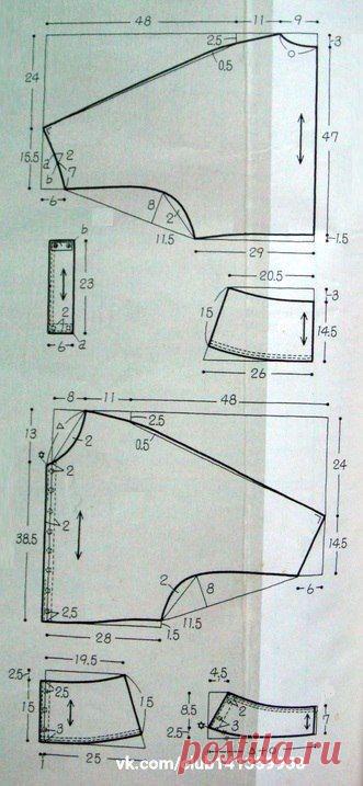 Пин на доске แพทเทิร์นและวิธีตัดเย็บ