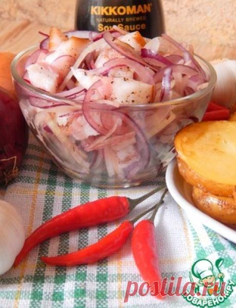 Салат из сала - кулинарный рецепт