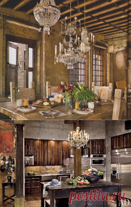 Богемный и роскошный лофт в Нью-Йорке актера Джерарда Батлера. - Дизайн интерьеров | Идеи вашего дома | Lodgers