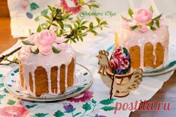 Куличи к Пасхе на кефире и молоке - Четыре вкуса - Социальная сеть 