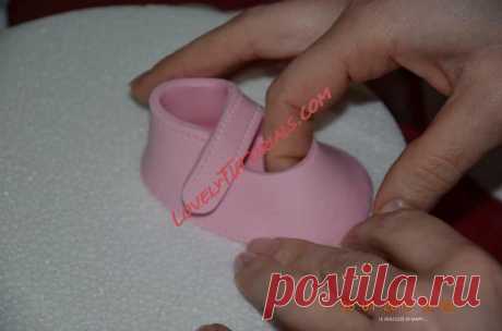 детские сандалики, пинетки, туфельки, сапожки, трафареты|gumpaste baby shoes tutorials,baby booties,templates - Страница 10 - Мастер-классы по украшению тортов Cake Decorating Tutorials (How To's) Tortas Paso a Paso