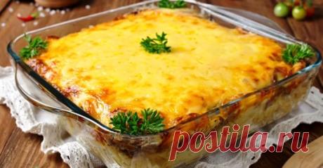Добрый Повар - Такая сытная запеканка из мяса и грибов,... | Facebook