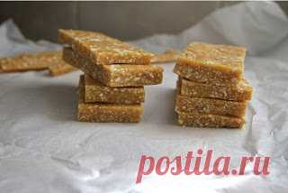 Энергетические батончики с курагой и кешью