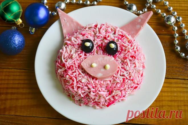 Классический салат оливье на Новый Год 2019 рецепт с фото - 1000.menu