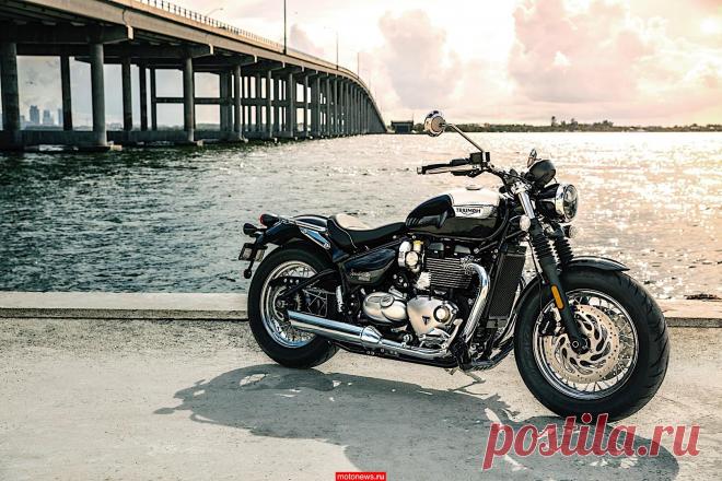 Triumph добавил в линейку новый мотоцикл Bonneville Speedmaster Британский мотопроизводитель Triumph добавил в линейку своей продукции образца 2018 года новый мотоцикл Bonneville Speedmaster. Обновленный аппарат вошел в число представителей ретро-направления британской компании.