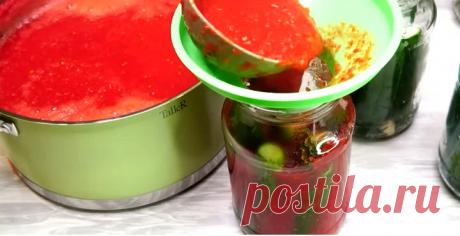 2 в 1 ► Соседка закрывает огурцы только так, и я... тоже на них подсела 🔥, после такой заливки, в воде уже не хочется, только для салатов) | Готовим с Калниной Натальей | Дзен