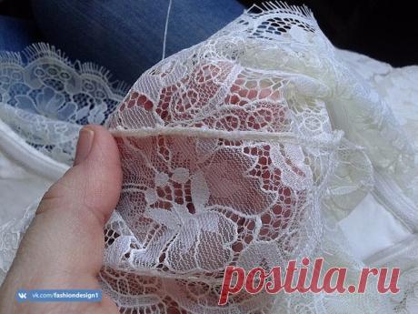 Как сделать тонкие и незаметные швы в кружеве — Сделай сам, идеи для творчества - DIY Ideas