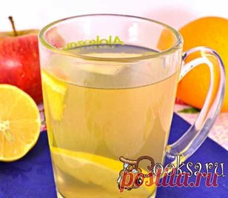 Яблочно-цитрусовый чай с мятой фото рецепт приготовления
