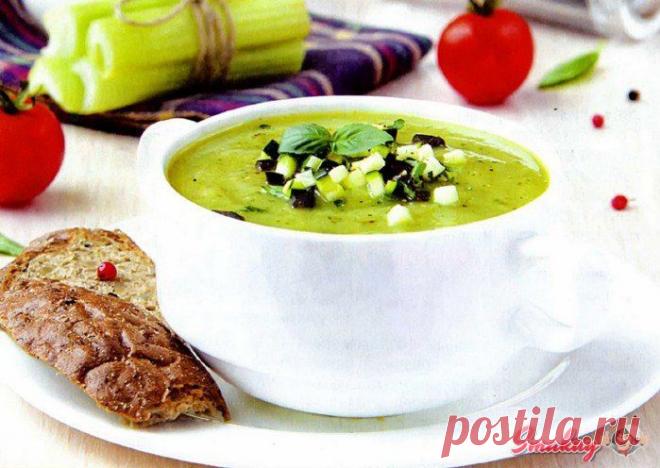 Суп-пюре из лука-порея «Молодо-зелено» » Смакуй - кулинарные рецепты со всего света!