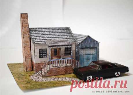 Suburbia Diorama Papercraft 2 A nice and small papercraft crafted by me. Original build/Template by: Papermau Photo1:[link] Difficulty Level:Medium Direct Download Link:[link]