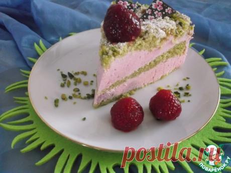 Клубнично-фисташковый торт - не просто вкусный – он безумно вкусный!