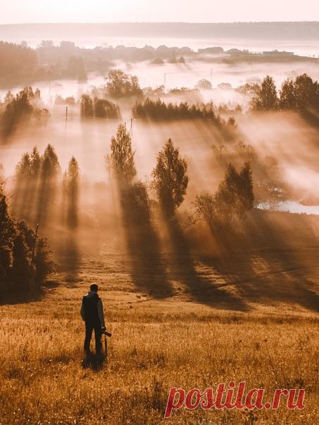 Рассвет в Подмосковье. Автор фото – Роман Манукян: nat-geo.ru/community/user/216317 Доброе утро!