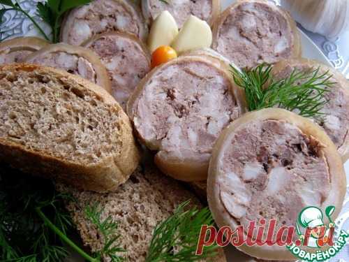 Свино-говяжья колбаса "Домашняя" - кулинарный рецепт