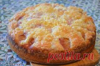 Лучшие кулинарные рецепты : ПЕРСИКОВЫЙ ПИРОГ