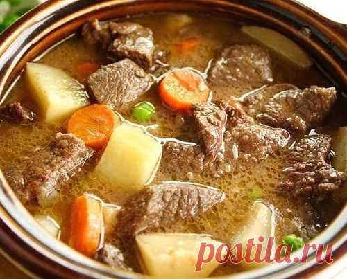 Тушеная говядина с овощами - МирТесен