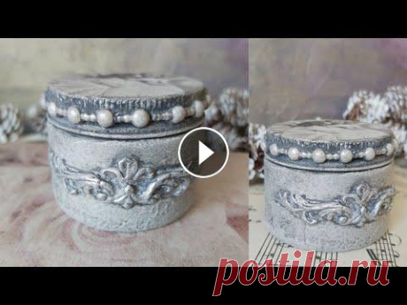 Декупаж баночки в винтажном стиле/Декор/Декупаж стеклянной банки/Decoupage/DIY Всем здравствуйте! В этом видео я покажу вам, как можно задекорировать обычную баночку из-под крема. Видео не содержит рекламы. Dieses Video enthält k...